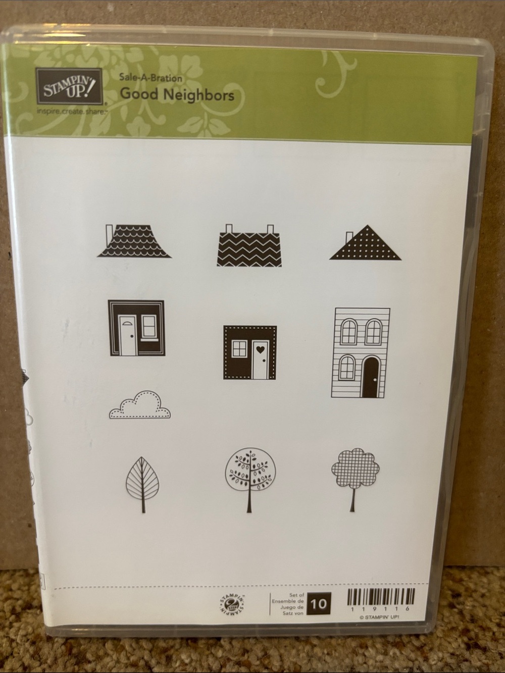 NEW Stampin' Up! Good Neighbors Clear Stamp Set